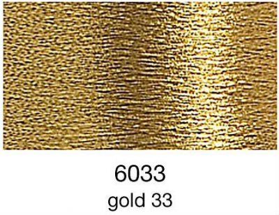 9844-6033 MADEIRA Heavy Metal 50% Polyester/50% Metalliserad Polycester. 6037 Gold 33, 200M