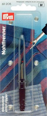 611205 PRYM - Sprättkniv liten med kula Stitch Ripper, small, plastic w. steel blade/ball point