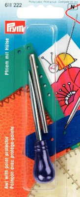 611222 PRYM - Syl med plast handtag Awl with plastic handle and point protector