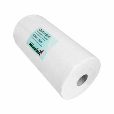 9435 MADEIRA Mellanlägg Mjuk, Riva av, stabilizer - VIT 30 cm - 50 M 100% Bomull,