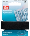 957651 PRYM - Resårband för pyjamaset 20mm, 2M SVART Pyjama-Elastic 20 mm BLACK