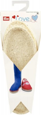 975 115 - PRYM - Love Espadrilles - Soles Storlek 26/27 VIT