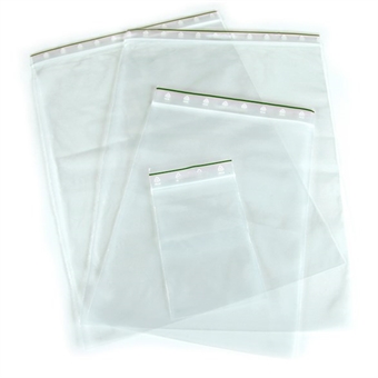 Blixtlåspåse utan skrivfält 40x60x0,5 mm - 100 st