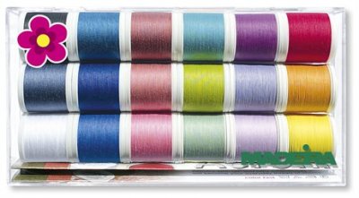 8025 MADEIRA AEROFIL 120, SOMMAR KOLLEKTION, 18 spolar á 400M