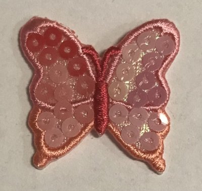 Fjäril 34 mm  x 32 mm