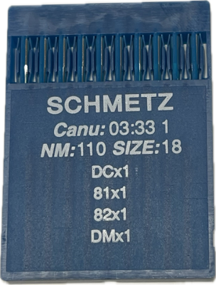 333110 Schmetz nål DCx1 Overlock 110 03:33 10-pack 81x1, 82x1, 1886, SY 1225, DCx1, DMx1