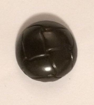 Knapp 18 mm Ø Brun - plast