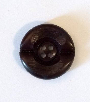 Knapp 25 mm Ø Svart