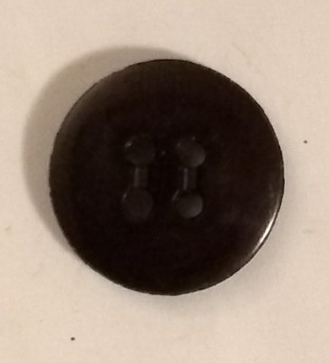 Knapp 17 mm Ø Svart