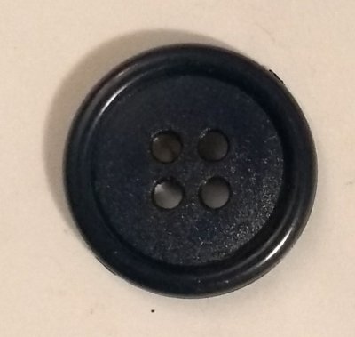 Knapp 26 mm Ø Blå