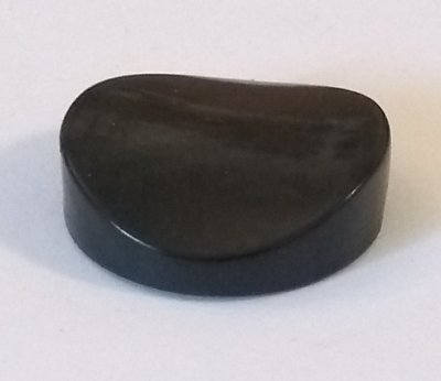 Knapp 18 mm Ø Svart