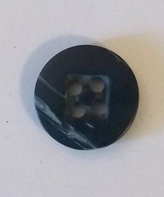Knapp 15 mm Ø Blå