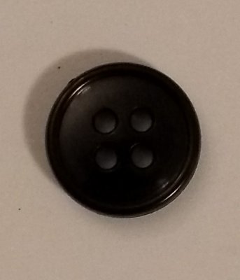 Knapp 13 mm Ø Svart