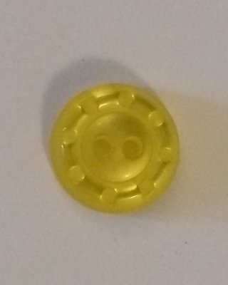 Knapp 13 mm Ø Gul