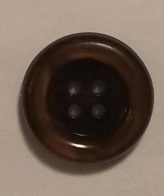 Knapp 20 mm Ø Brun