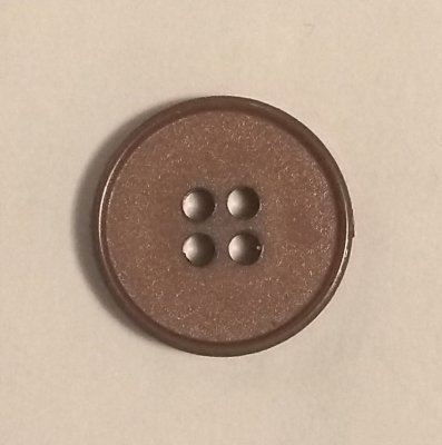 Knapp 18 mm Ø Brun