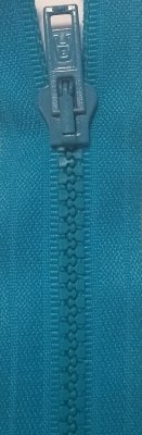 Dragkedja Blå 15 cm polyester turkos