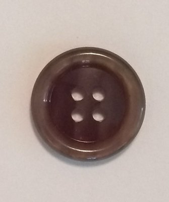 Knapp 19 mm Ø Brun