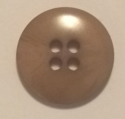 Knapp 20 mm Ø Brun