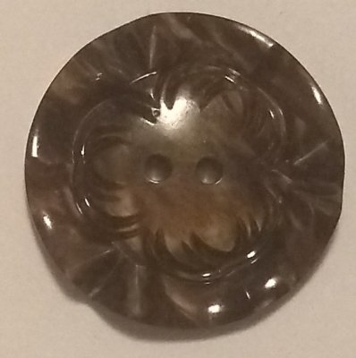 Knapp 20 mm Ø Brun