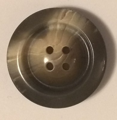 Knapp 16 mm Ø Brun