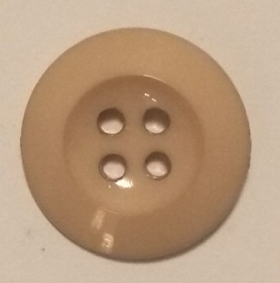Knapp 22 mm Ø Beige
