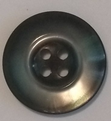Knapp 22 mm Ø Silverfärgad