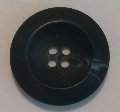 Knapp 25 mm Ø Svart