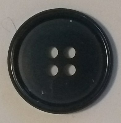 Knapp 20 mm Ø Svart