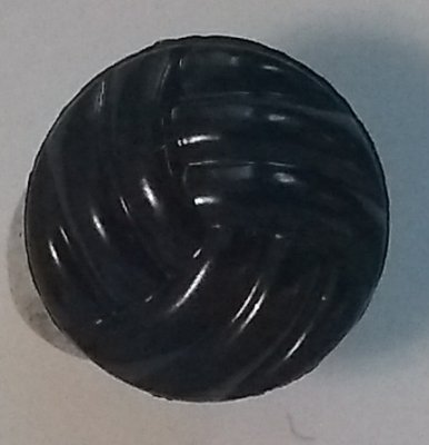 Knapp 13 mm Ø Svart