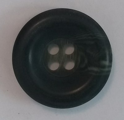 Knapp 25 mm Ø Grön/Svart
