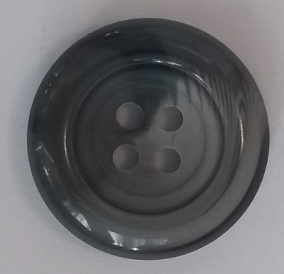 Knapp 25 mm Ø Grå