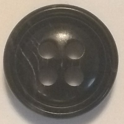 Knapp 20 mm Ø Svart