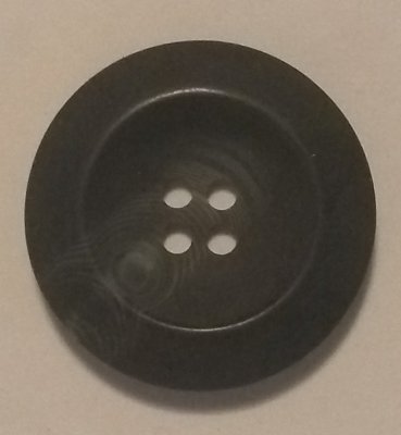 Knapp 25 mm Ø Svart