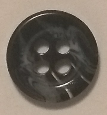 Knapp 12 mm Ø Svart