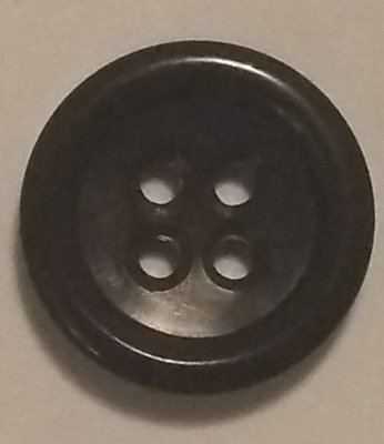 Knapp 15 mm Ø Svart