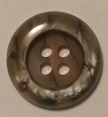 Knapp 25 mm Ø Beige
