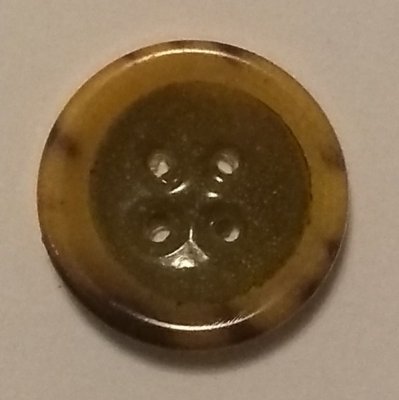 Knapp 18 mm Ø Beige/Brun