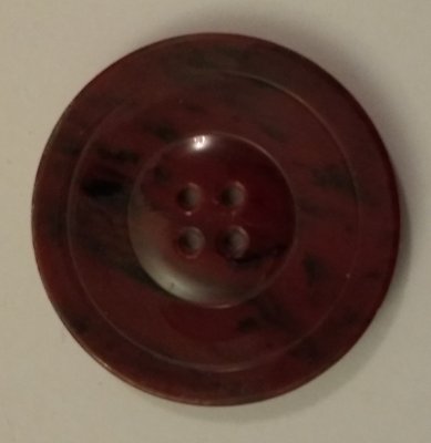 Knapp 34 mm Ø Brun
