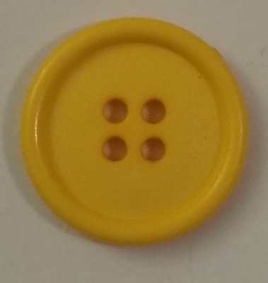 Knapp 23 mm Ø Gul