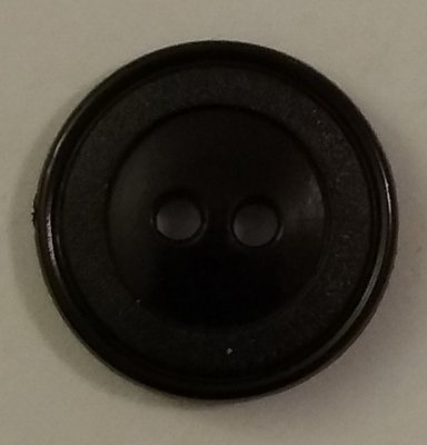 Knapp 18 mm Ø Svart