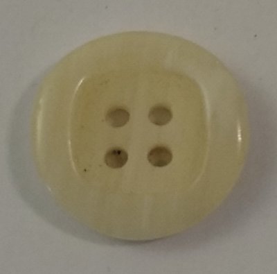 Knapp 18 mm Ø Vit