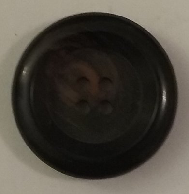 Knapp 27 mm Ø Svart