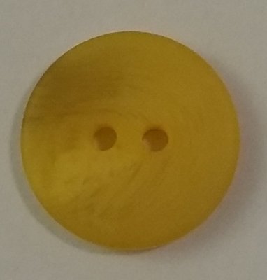 Knapp 18 mm Ø Gul