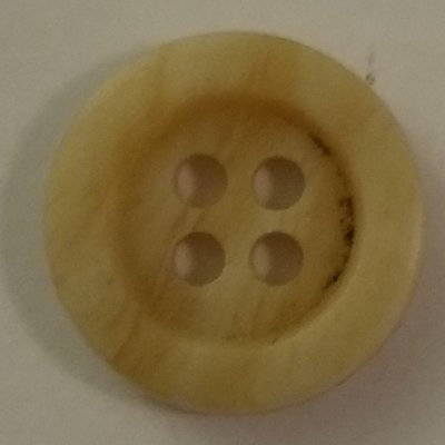 Knapp 15 mm Ø Beige