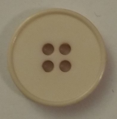 Knapp 18 mm Ø Beige