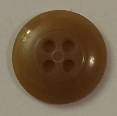 Knapp 17 mm Ø Beige