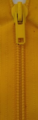 Dragkedja Gul 115 cm delbar polyester, 6 mm REIS