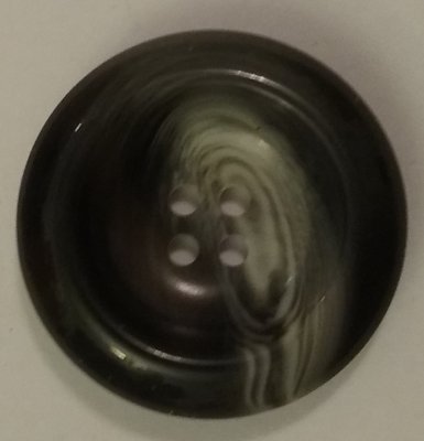 Knapp 28 mm Ø Svart