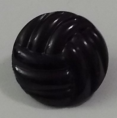 Knapp 18 mm Ø Svart